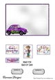 Matching blank insert sheet for the design sheet - Love and Peace Male Version