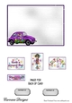 Matching blank insert sheet for the design sheet - Love and Peace Female Version