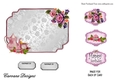 Matching blank insert sheet for the design sheet - Tea and Cake 2