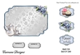 Matching blank insert sheet for the design sheet - Tea and Cake 4