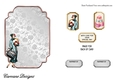 Matching blank insert for the design sheet - Retail Therapy Art Deco Style
