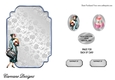 Matching blank insert for the design sheet - Springtime in New York