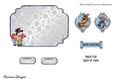 Matching blank insert sheet for the design sheet - Christmas Alphabet 1