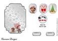 Matching blank insert for the design sheet - Taking My Owner for a Walk,