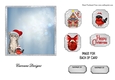 Matching insert for the design sheet - Crazy Christmas Cats 4