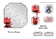 Matching insert for the design sheet - Crazy Christmas Cats 5