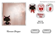Matching insert for the design sheet - Crazy Christmas Cats 7