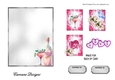 Matching insert for the design sheet - Valentine Wine