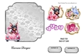 Matching insert for the design sheet - Valentine Puppy