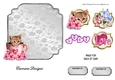 Matching insert for the design sheet - Valentine Kitty