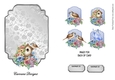 Matching insert sheet for the design sheet - Floral Birdhouse 2