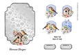 Matching insert sheet for the design sheet - Floral Birdhouse 4