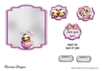 Matching insert sheet for the design sheet - Birthday Bee,