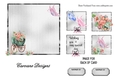 Matching insert sheet for the design sheet - Floral Carriage 2