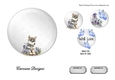 Matching insert sheet for the design sheet - Beautiful Husky Puppy