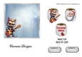 Matching insert sheet for the design sheet - Santa Claus is Coming to Town