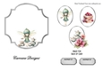 Matching insert sheet for the design sheet - Tea With the Fairies 1
