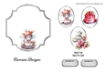 Matching insert sheet for the design sheet - Tea With the Fairies 2