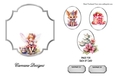 Matching insert sheet for the design sheet - Tea With the Fairies 3