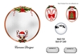 Matching insert sheet for the design sheet - Christmas Cuties 1