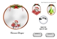 Matching insert sheet for the design sheet - Christmas Cuties 2