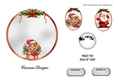 Matching insert sheet for the design sheet - Christmas Cuties 4