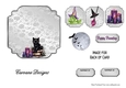 Matching insert sheet for the design sheet - Halloween Cats 1