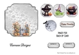 Matching insert sheet for the design sheet - Halloween Cats 2