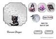 Matching insert sheet for the design sheet - Halloween Cats 3
