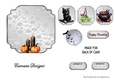 Matching insert sheet for the design sheet - Halloween Cats 4