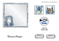 Matching insert sheet for the design sheet - Blue Christmas 3