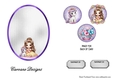 Matching insert sheet for the design sheet - My Unicorn 1