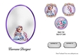 Matching insert sheet for the design sheet - My Unicorn 3
