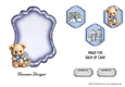 Matching insert sheet for the design sheet - First Birthday 2