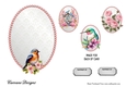 Matching insert sheet for the design sheet - Pretty Birdhouse 1