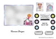 Matching insert sheet for the design sheet - Swinging Sixties 2