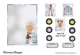 Matching insert sheet for the design sheet - Swinging Sixties 3