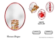 Matching insert sheet for the design sheet - Funny Valentines 8
