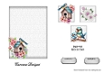 Matching insert sheet for the design sheet - Birthday Birdies 2