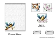 Matching insert sheet for the design sheet - Birthday Birdies 3