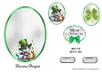 Matching insert sheet for the design sheet - St Patricks Day 2 baby boy version