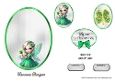Matching insert sheet for the design sheet - St Patricks Day 3 baby girl version