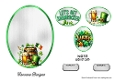 Matching insert sheet for the design sheet - St Patricks Day 7 - Shamrocked