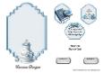 Matching insert sheet for the design sheet - Christening Baby Boy 2