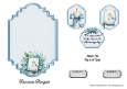 Matching insert sheet for the design sheet - Christening Baby Boy 3