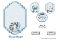 Matching insert sheet for the design sheet - Christening Baby Boy 4