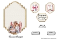 Matching insert sheet for the design sheet - Christening Baby Girl 1