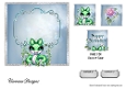 Matching insert sheet for the design sheet - Sassy Snakes 2
