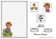Matching insert sheet for the design sheet - Daddies Little Horrors 2