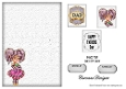 Matching insert sheet for the design sheet - Daddies Little Horrors 3